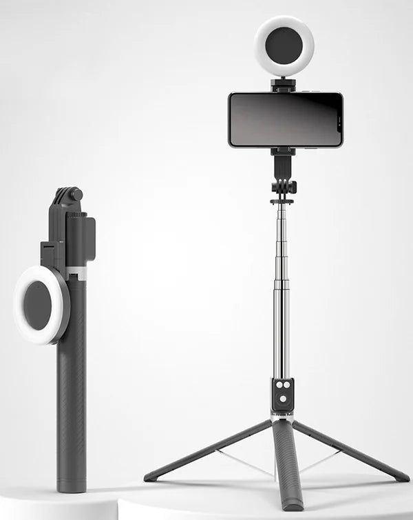 New 6-in-1 Bluetooth Selfie Stick