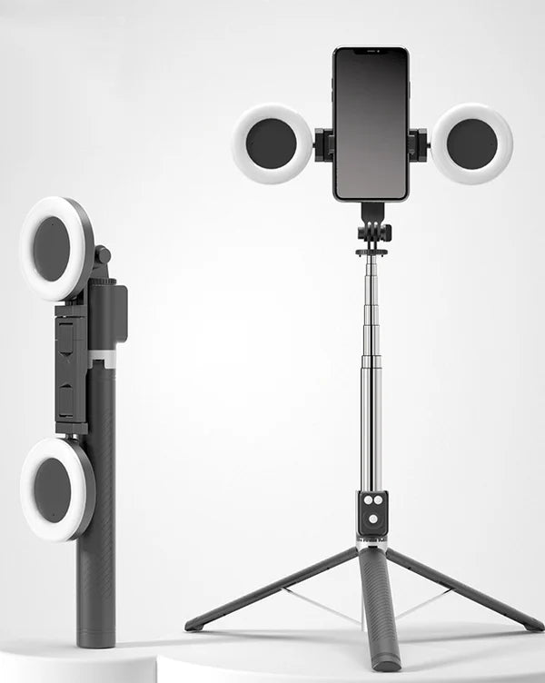 New 6-in-1 Bluetooth Selfie Stick