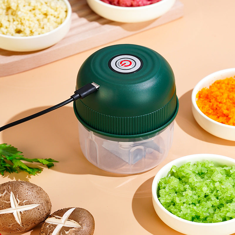 Electric Food Chopper Garlic Crusher