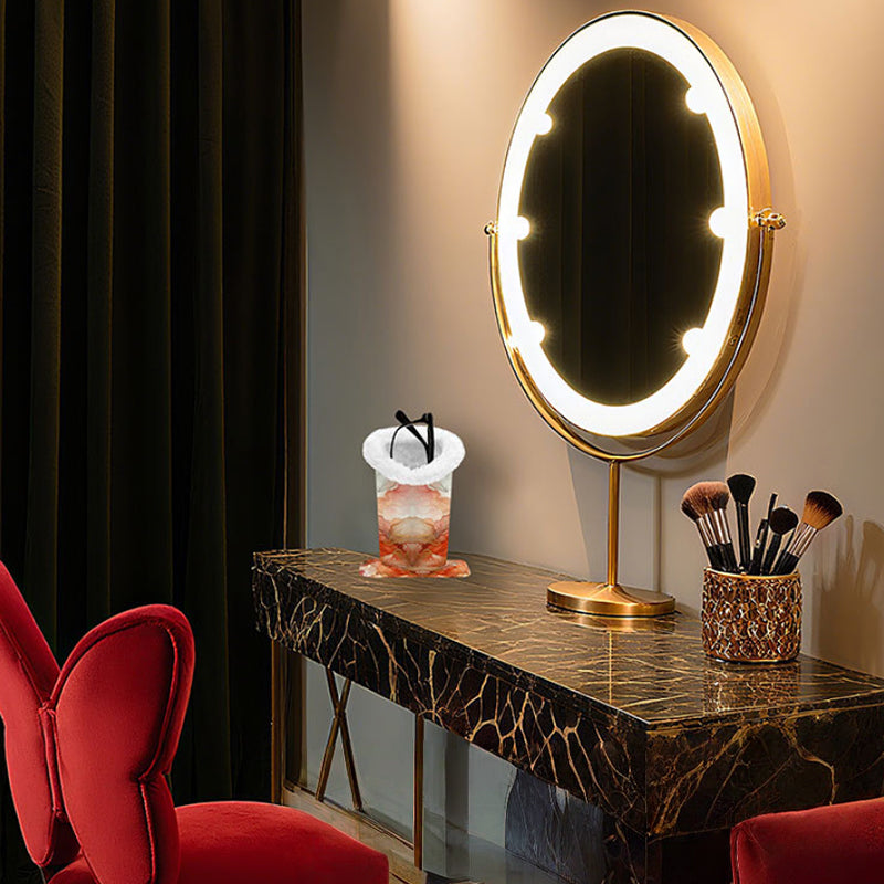 Magnetic Printed Eyeglass Holder with Plush Lining