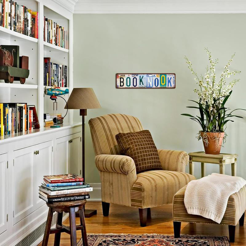 Vintage "Love You More" License Plate Tin Sign