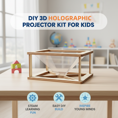 DIY 3D Holographic Projector Kit for Kids