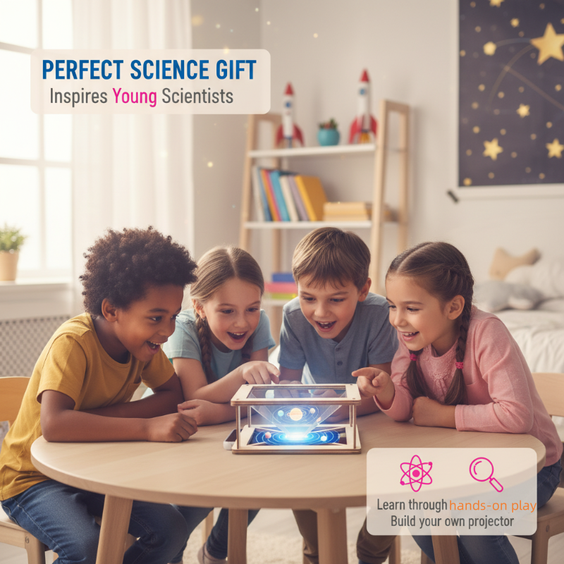 DIY 3D Holographic Projector Kit for Kids