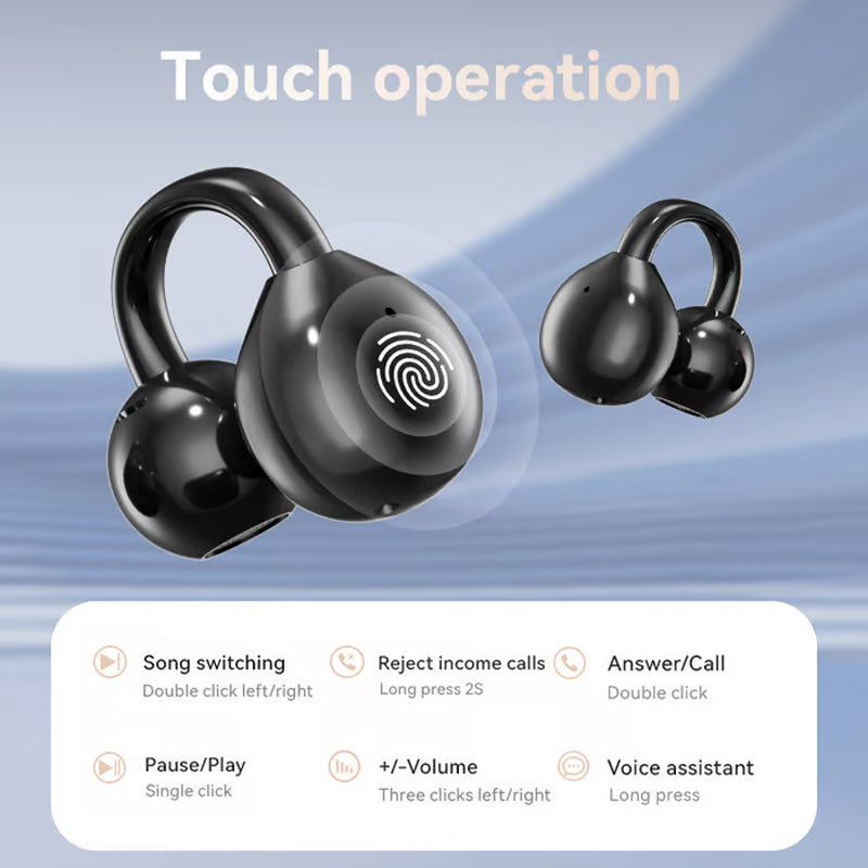 🎧57% OFF! 🔥 2026 Bluetooth Clip-On Earbuds – Wireless Freedom, Music on the Go & Stylish Design 🏃