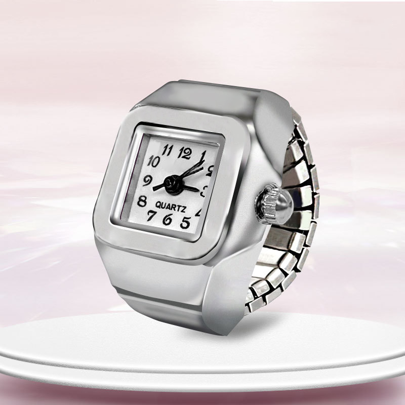 Alloy Finger Watch Ring