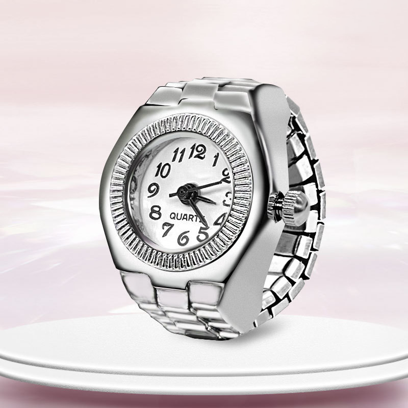 Alloy Finger Watch Ring