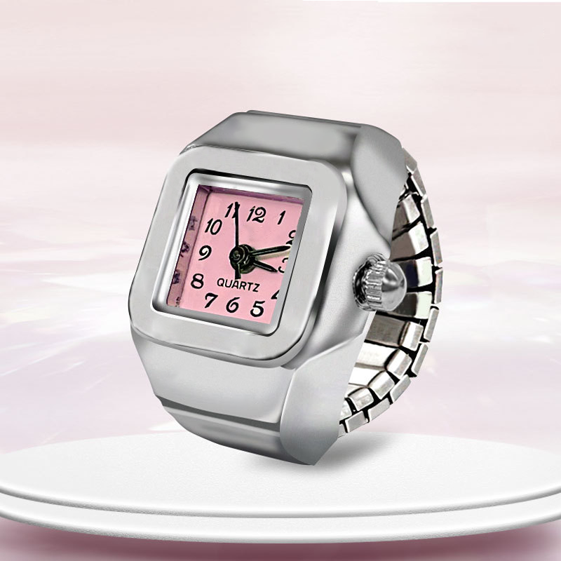 Alloy Finger Watch Ring