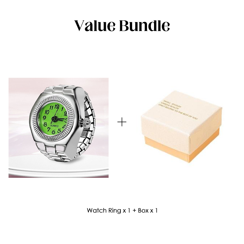 Alloy Finger Watch Ring