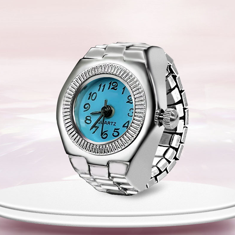 Alloy Finger Watch Ring