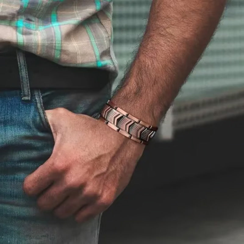 ⏰LAST DAY SALE 45% OFF!!✨🎁Jecanori Copper Bracelet for Men