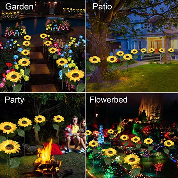 🌻50% OFF! ☀️ Waterproof sunflower solar lamps – Realistic petals, IP65 protection rating, and automatic 8 to 12 hour lighting ☀️🌻
