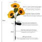 🌻50% OFF! ☀️ Waterproof sunflower solar lamps – Realistic petals, IP65 protection rating, and automatic 8 to 12 hour lighting ☀️🌻