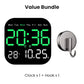 Multifunctional Digital Alarm Clock for Home & Office
