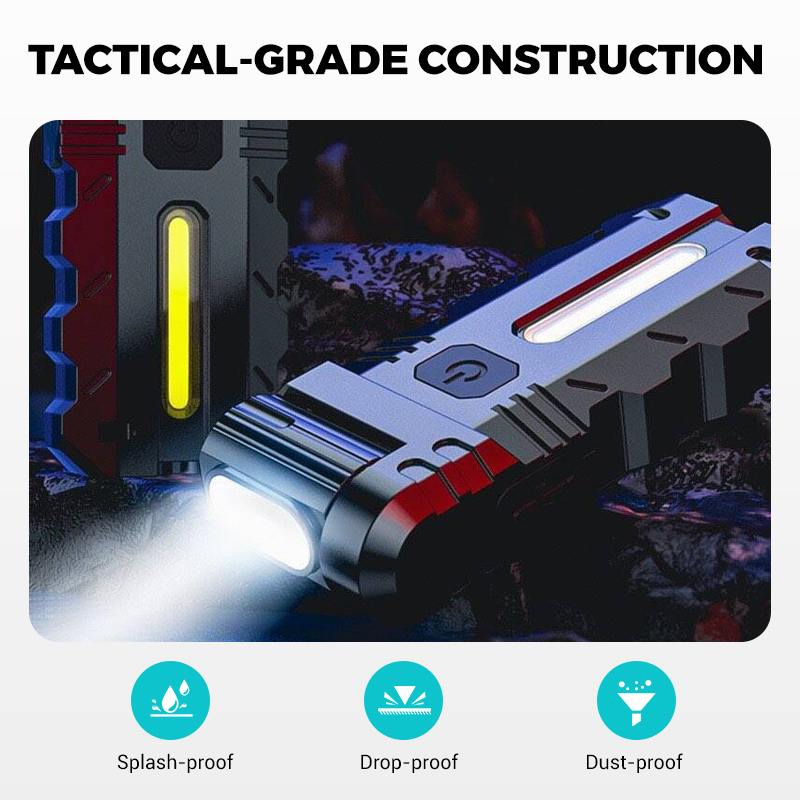 💎 50% OFF! 💎 180° Rotating Head LED Work Light – Dual Beam, Magnetic Base & USB-C Rechargeable