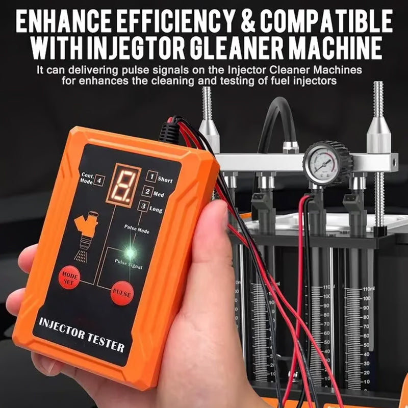 Professional 4-Mode Fuel Injector Tester & Cleaner Tool