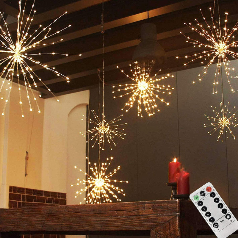 Solar Firework String Lights for Yard & Parties