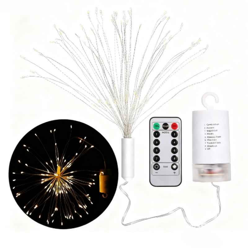 Solar Firework String Lights for Yard & Parties