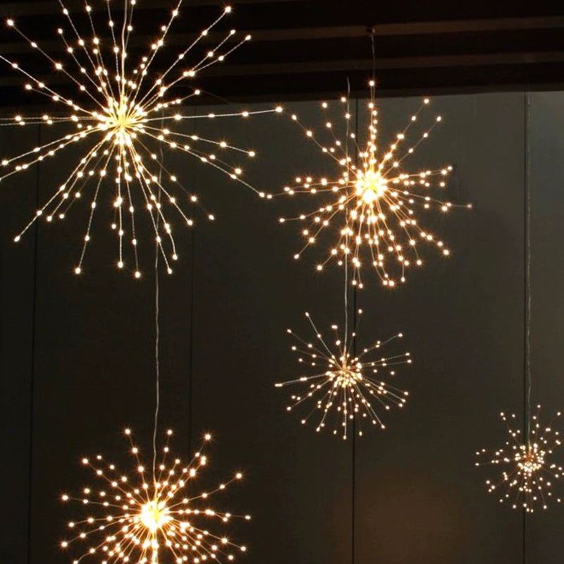 Solar Firework String Lights for Yard & Parties