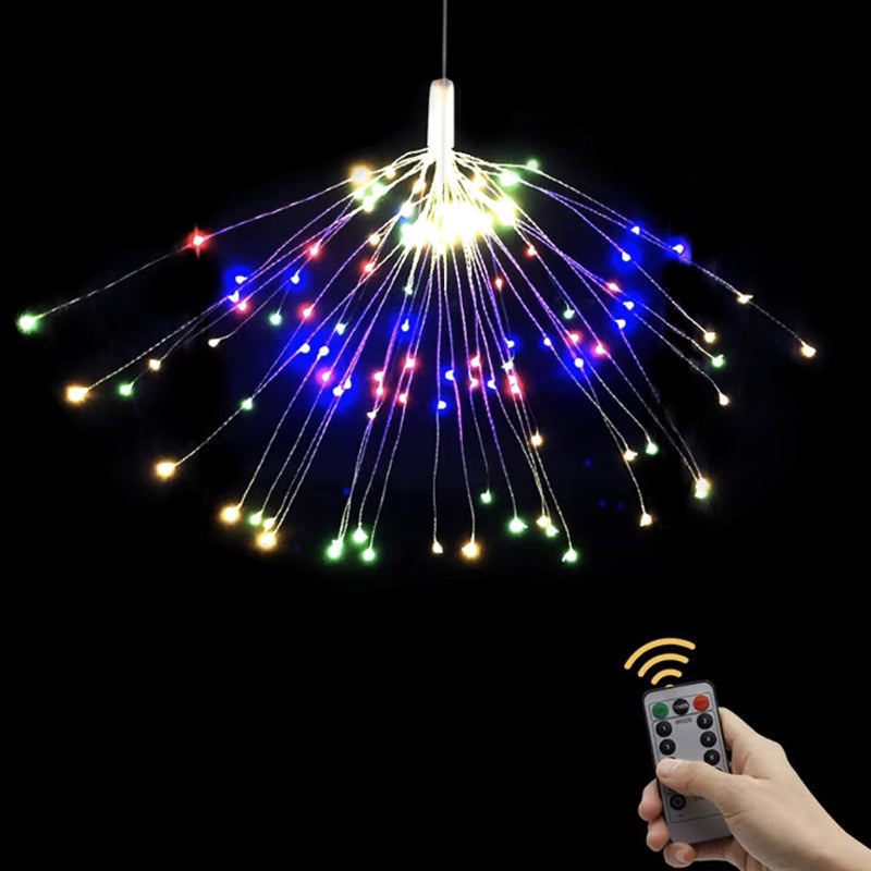 Solar Firework String Lights for Yard & Parties