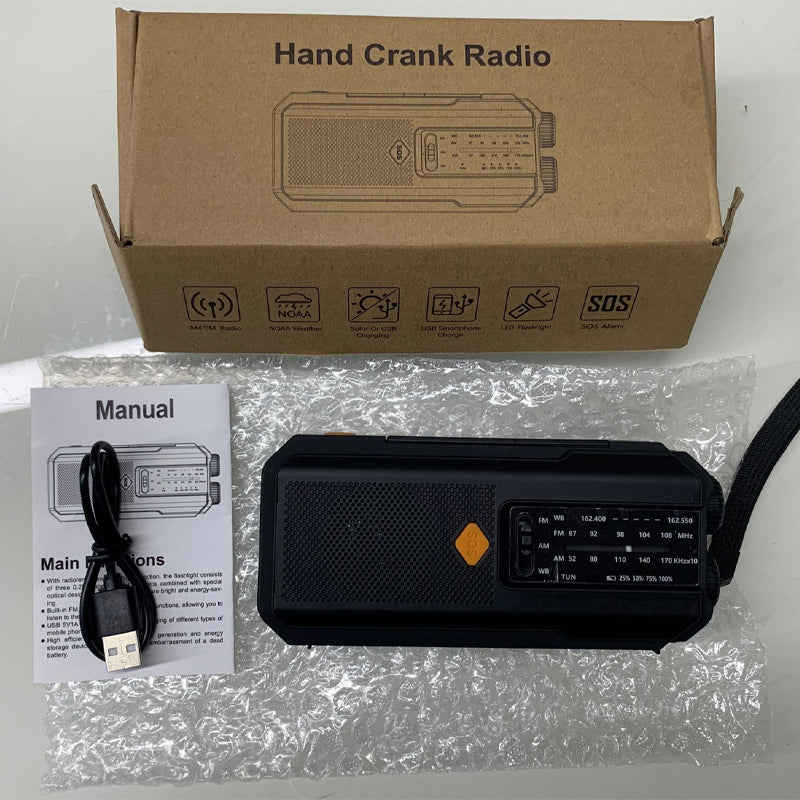 🥳2026 HOT SALE🥳 50% OFF!🔥Solar Hand-Crank Emergency Weather Radio