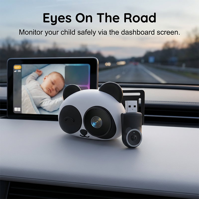 Car Rear Seat Baby Camera Monitor