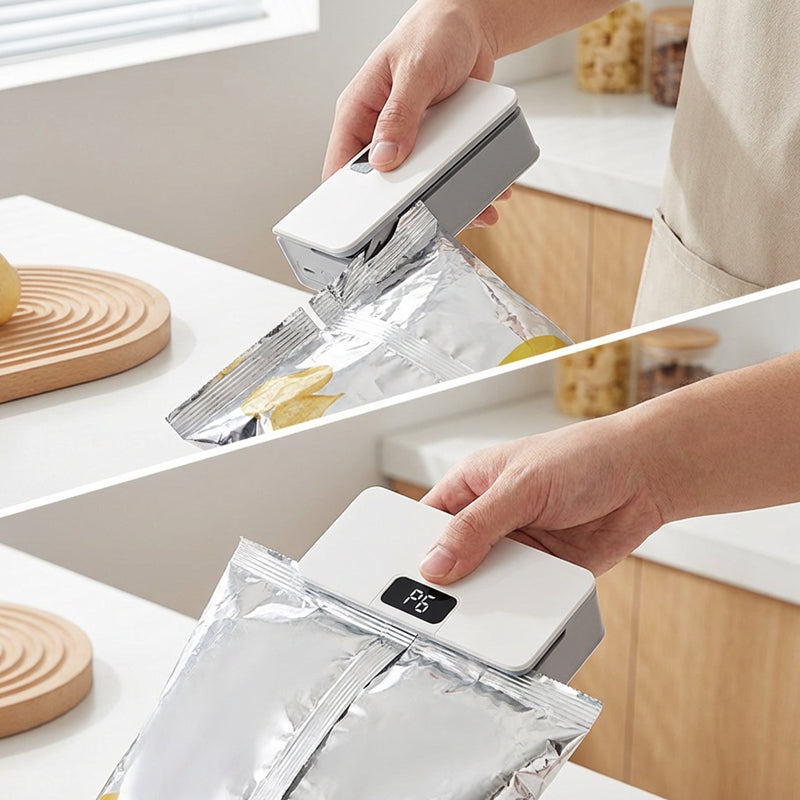 💎 50% OFF THE 2-IN-1 MINI SEALER! 💎 USB-C Rechargeable, 6 Heat Settings & Built-in Cutter Blade ✨