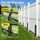 Repair kit for heavy-duty fence posts