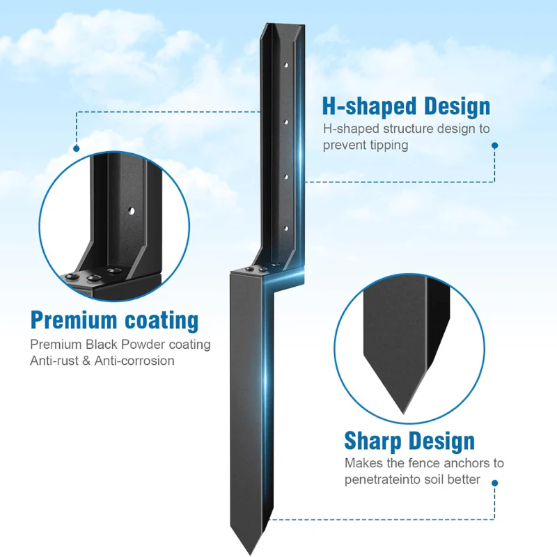 Repair kit for heavy-duty fence posts