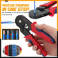 🎊50% OFF NOW! Ratchet Tubular Terminal Wire Crimpers Set – Ergonomic Self-Adjusting Wire Crimper Tool for Electrical Wiring Projects