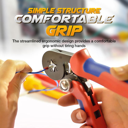 🎊50% OFF NOW! Ratchet Tubular Terminal Wire Crimpers Set – Ergonomic Self-Adjusting Wire Crimper Tool for Electrical Wiring Projects