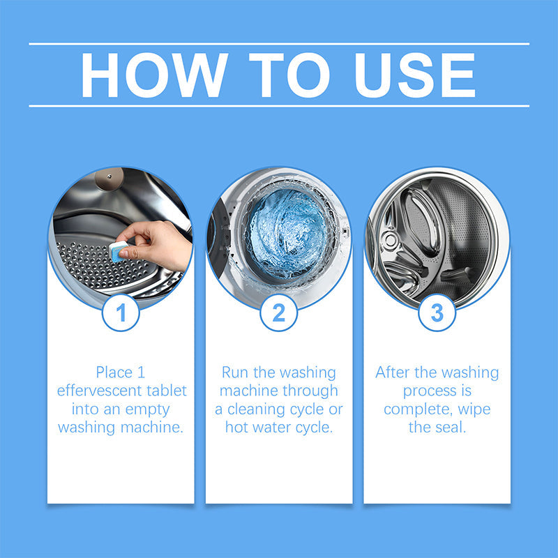✨Powerful washing machine cleaning tablets - Quick cleaning✨