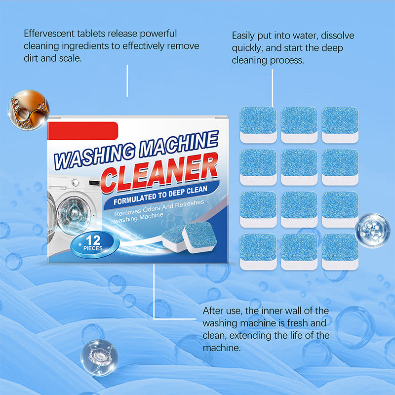 ✨Powerful washing machine cleaning tablets - Quick cleaning✨
