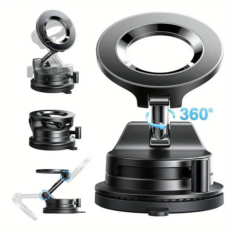 Pxcxu🔥HOT SALE🔥Foldable Magnetic Car Phone Holder – Super Strong Magnet, Rock-Steady!
