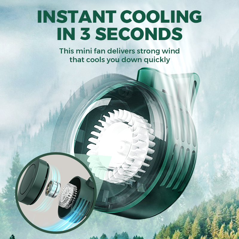 📢📢57% OFF !!!⏰Portable Mini USB Clip-On Fan