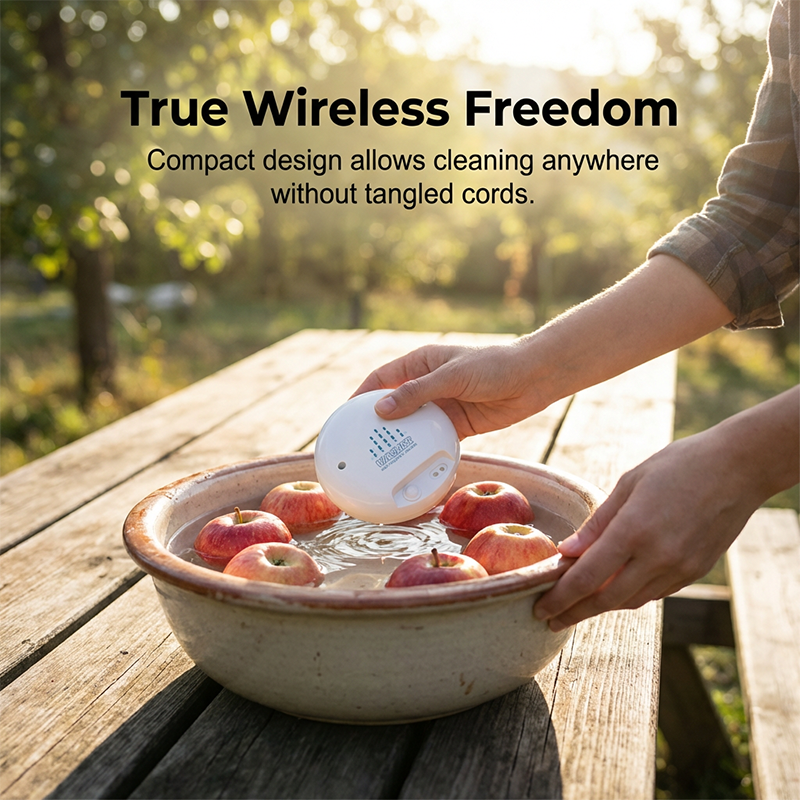 Portable Ultrasonic Fruit & Vegetable Washer