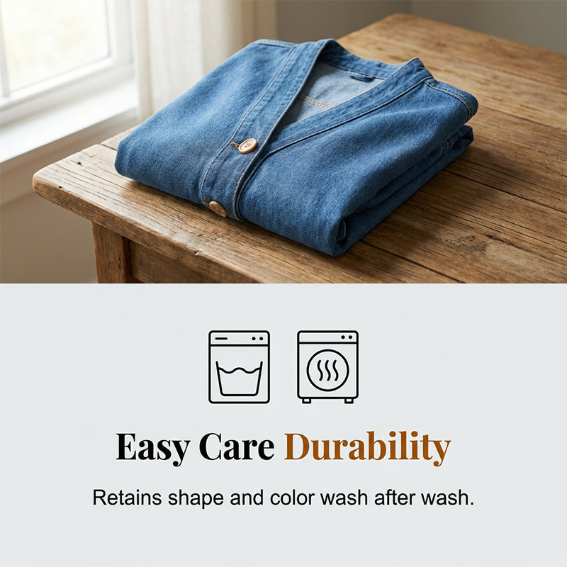 🥳SPRING HOT SALE🥳💞50K+ SOLD!💥50% OFF! 🔥Women's Classic Button Front Denim Jacket