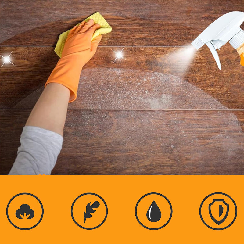 norbbshop® ScratchErase Beeswax Wood Floor Spray – Cleans, Restores Shine & Removes Scratches