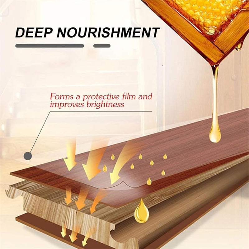 norbbshop® ScratchErase Beeswax Wood Floor Spray – Cleans, Restores Shine & Removes Scratches