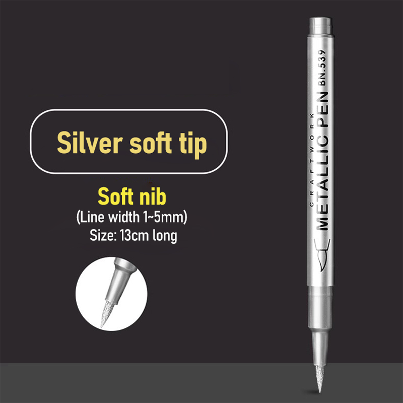 Waterproof Quick-Drying Metallic Markers
