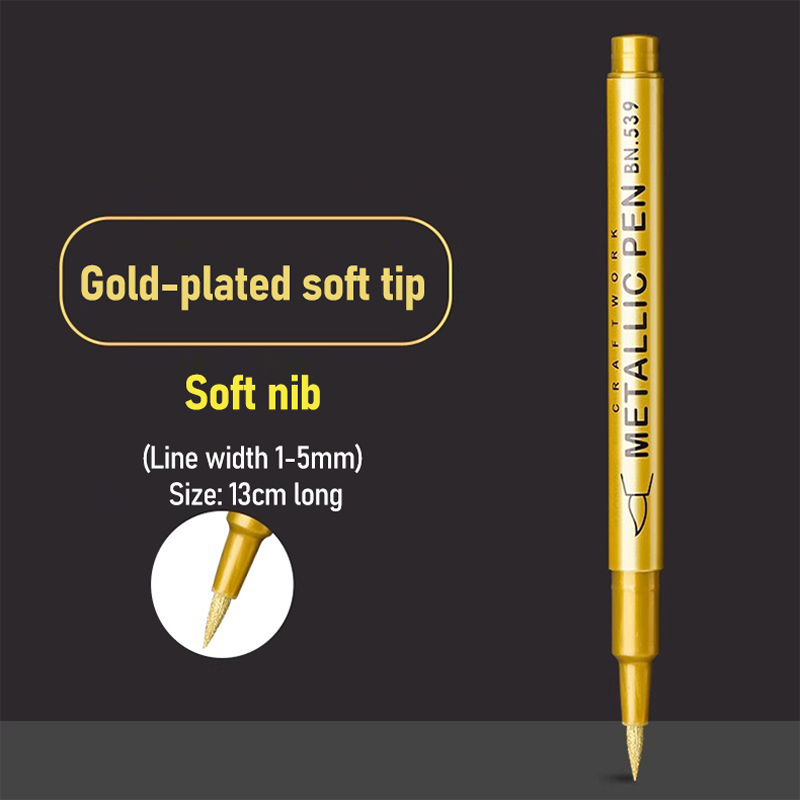 Waterproof Quick-Drying Metallic Markers