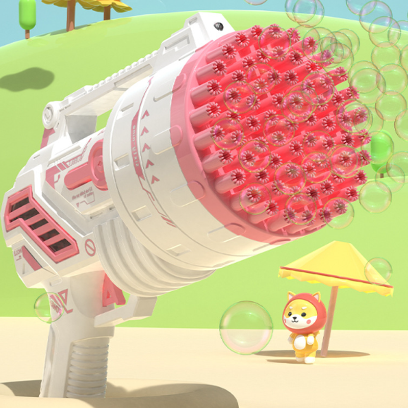 Joyful Fun 69 Holes Pistol-Type Bubble Machine