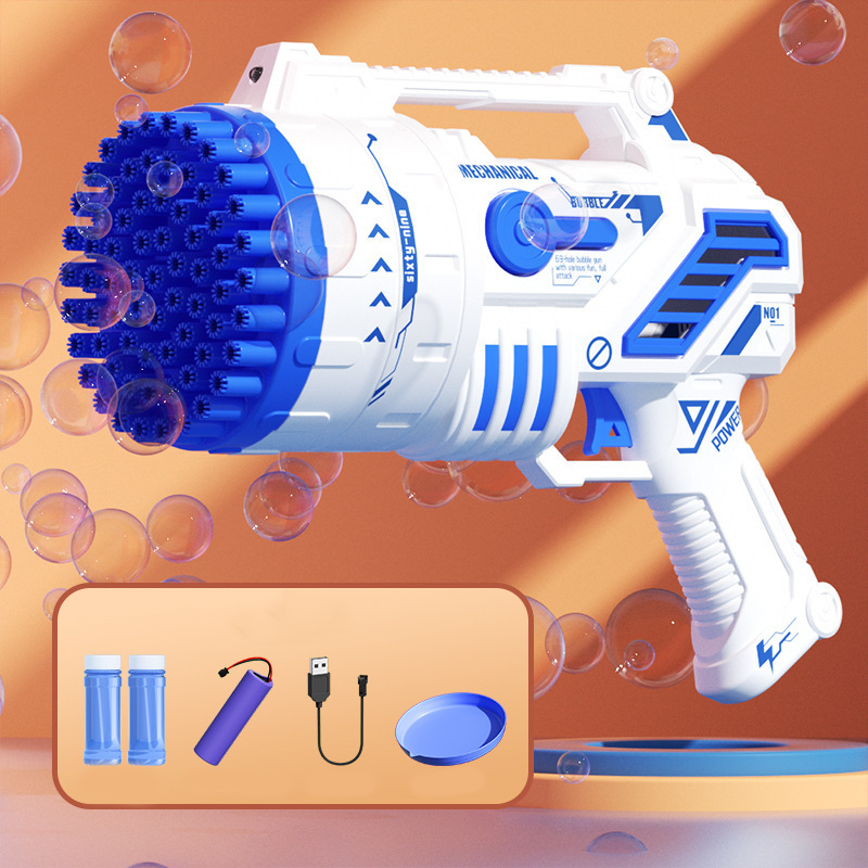 Joyful Fun 69 Holes Pistol-Type Bubble Machine