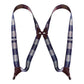 Unisex Elastic Suspenders with 2 Clips