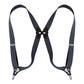Unisex Elastic Suspenders with 2 Clips