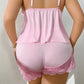 🥳2026 HOT SALE🥳💞50K+ SOLD!👗🌸 50% OFF! Lace Trim Camisole & Shorts Pajama Set – Soft satin-like fabric, adjustable straps & V-neck.