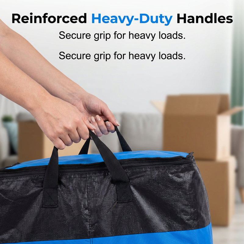 🧳50K+ SOLD!📦40% OFF! 🔥Collapsible Storage & Moving Bag – Heavy‑duty PE, water‑resistant. Extra‑large 180L, folds flat. Reinforced handles, perfect for moving or loft storage. 🏠