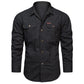 👔 LIMITED-TIME 50% OFF! ⚒️ Men's Long Sleeve Cotton Workwear Shirt – Durable, Breathable, Chest Pockets 🏔️