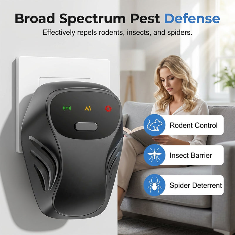 ⚡Hot Sales 57% OFF🔥Ultrasonic Pest Repeller with 4 Modes