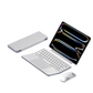 Ultra-Slim Folding Keyboard with Integrated Touchpad & Stand