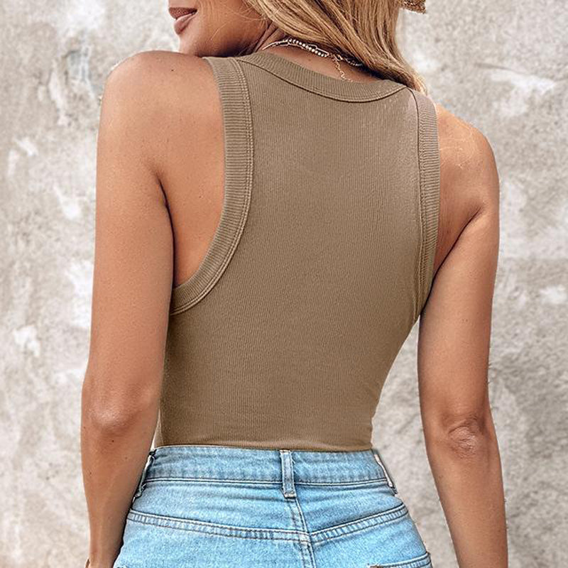💖Last Day Special Price 💲29.99!!💖Ribbed Stretchy Tank Top with Shelf Bra